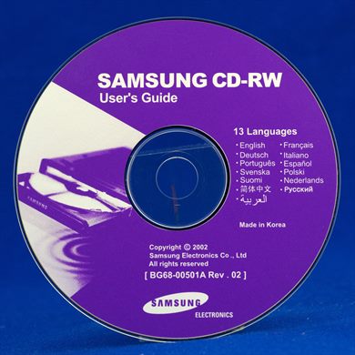 Samsung CD-RW User's Guide BG68-00501A Rev.02