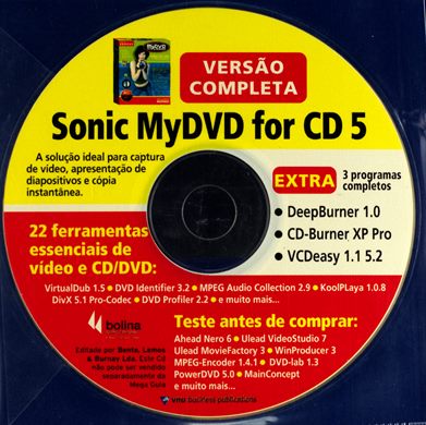 Sonic MyDVD for CD 5 (2)