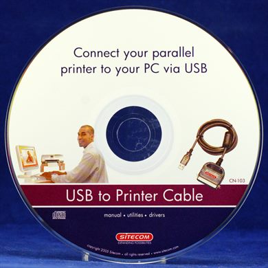 Sitecom USB to Printer Cable