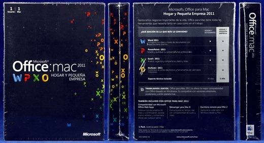 Microsoft Office mac 2011 Hogar y pequena empresa