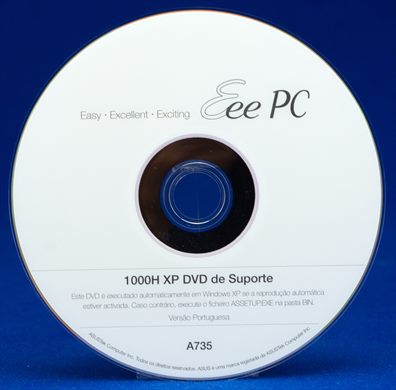 Eee PC 1000H XP DVD de Suporte A735