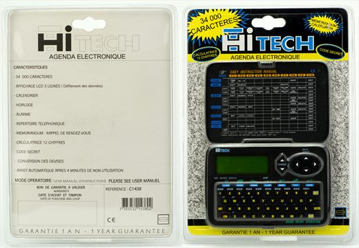 Hi Tech C1438 Agenda Electronica