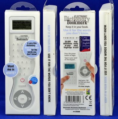 Electronic Dictionary Bookmark 90701