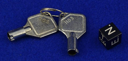 Tubular pin tumbler key