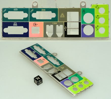 Shuttle motherboard plate connectors