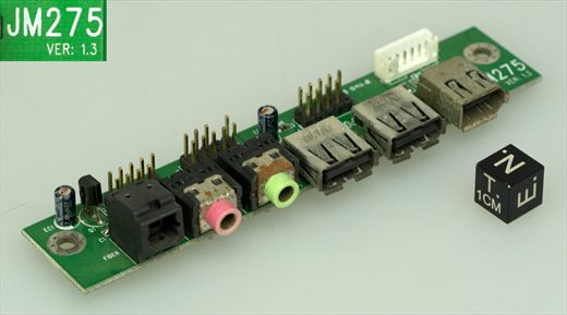 Shuttle JM275 ver.1.3 frontal panel