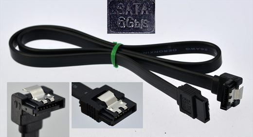 SATA with clip black-black