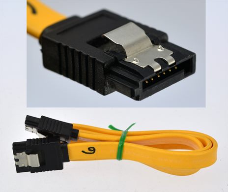 SATA with clip light orange-black 1