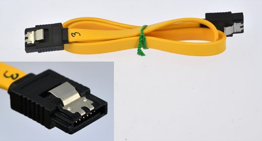SATA with clip light orange-black 2
