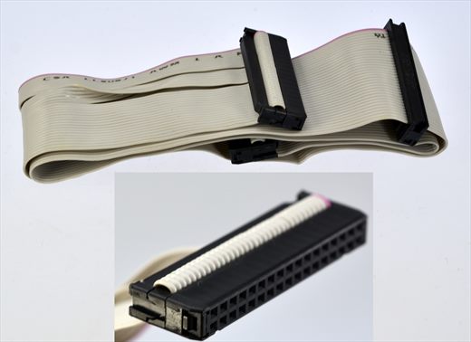 Floppy flat cable beige