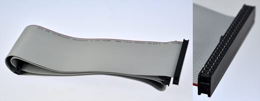 SCSI Flat cable gray-black