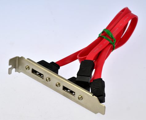 ESATA external plate