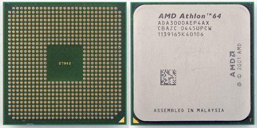 AMD Athlon 64 3000Plus - ADA3000AEP4AX CBAZC 0445UPCW Malaysia