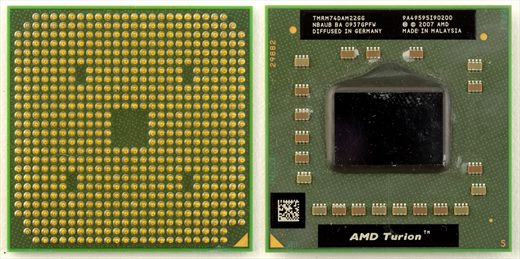 AMD Turion 64 X2 Mobile technology RM-74 - TMRM74DAM22GG NBAUB BA 0937GPFW Malaysia