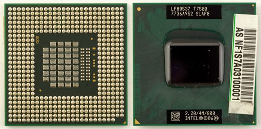Intel Core 2 Duo T7500 SLAF8