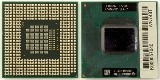 Intel Core 2 Duo T7700 SLAF7