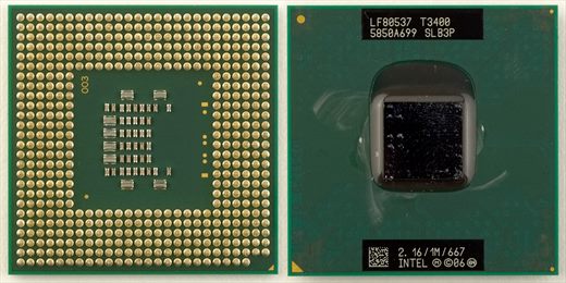 Intel Pentium T3400 SLB3P