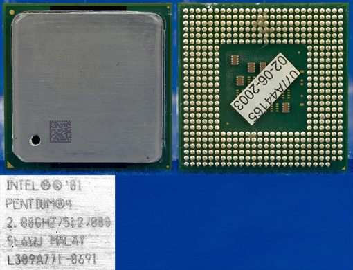 Intel Pentium 4 2.80Ghz 512 800 SL6WJ Malay L309A771-0691