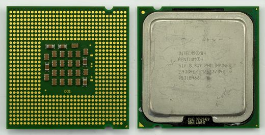 Intel Pentium 4 516 SL8J9 Philipines 2.93GHZ-1M-533-04A 2004