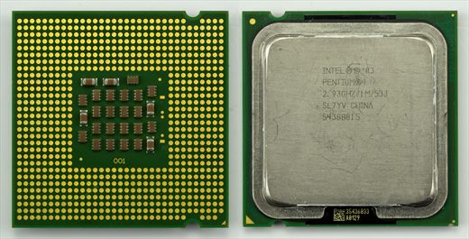 Intel Pentium 4 SL7YV China 2.93GHZ-1M-533 2003