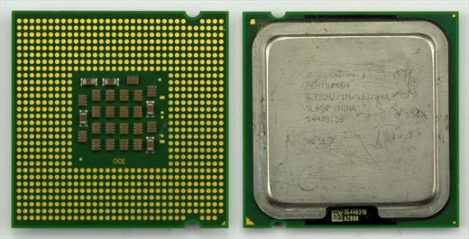 Intel Pentium 4 SL85V China 2.93GHZ-1M-533-04A 2004