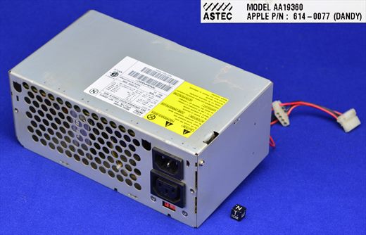 Astec AA19360 power supply for Apple 614-0077 (DANDY)