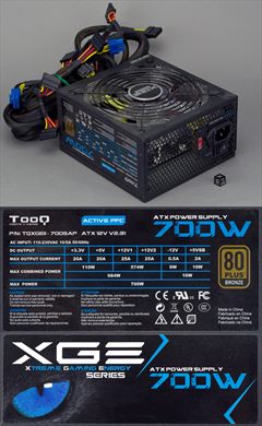 TooQ XGE series 700W TQXGEII-700SAP ATX 12V V2.31