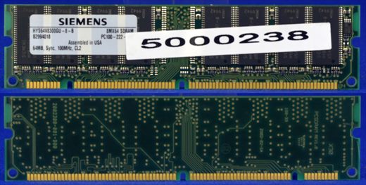 Siemens HYS64V8300GU-8-B 64Mb 100MHz PC100-222 SD RAM