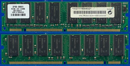DP100-064641 PC100-222-512MB 58011000272