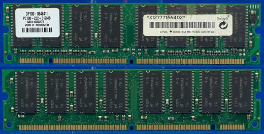 DP100-064641 PC100-222-512MB 58011000272