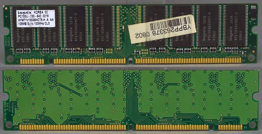 Hynix PC133U-333-542 HYM71V16635HCT8-H 128MB 133MHz CL3