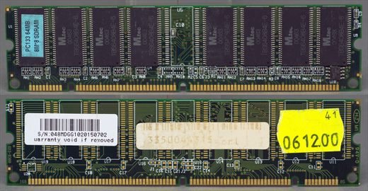 M.tec PC133 64MB 8Mx8 SDRAM