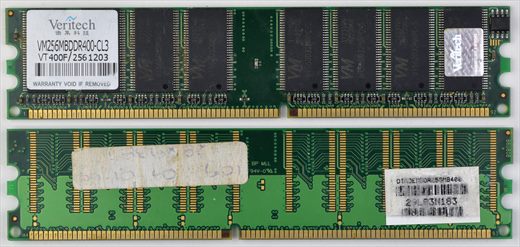 Veritech VM256MBDDR400-CL3