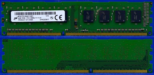 Micron 4 GB RAM PC DIMM MT8JTF51264AZ-1G6E1