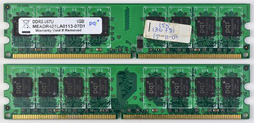 pqi MEADR421LA0113-07D1 DDR2-667U 1GB