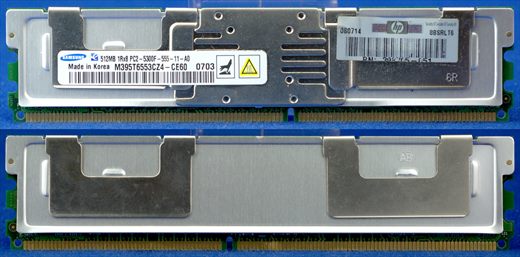 Samsung M395T6553CZ4-CE60 512Mb 1Rx8 PC2-5300F-555-11-A0