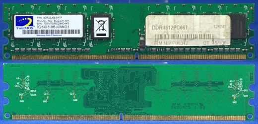 TwinMOS 512Mb DDR PC2-5300 8D23JK-MK