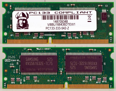 Viking VI8BU166436DTEW1 PC133-333-542-Z 128MB