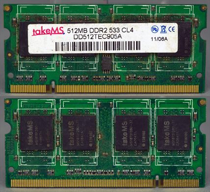 takeMS 512MB DDR2 533 CL4 DD512TEC905A