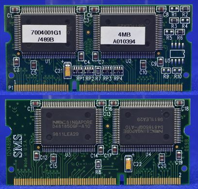 SMS 120489B 4Mb SGRAM SO-DIMM 32-bit wide 144-pin