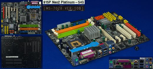 MSI 915P Neo2 Platinum 54G MS-7028 Ver.10B