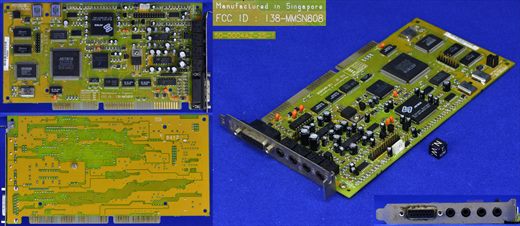 Aztech 138-MMSN808 audio card