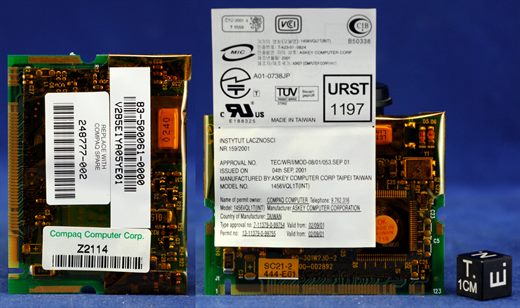 Askey Computer Corporation 1456VQL1T Modem 56K