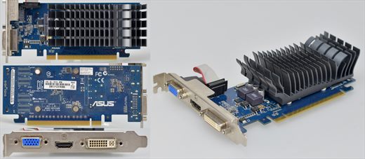 ASUS GeForce 210-SL-1GBD3-BRK PCI Express 2.0 x16
