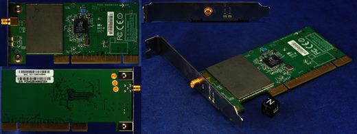 Micro Star Wireless 11g PCI Card MS6834