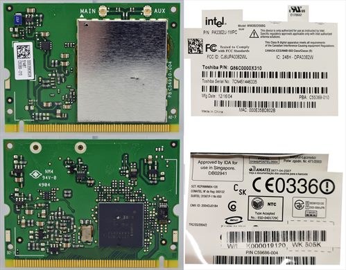 Intel WM3B2200BG Toshiba Tecra A2 WiFi Wireles Card G86C0000X310
