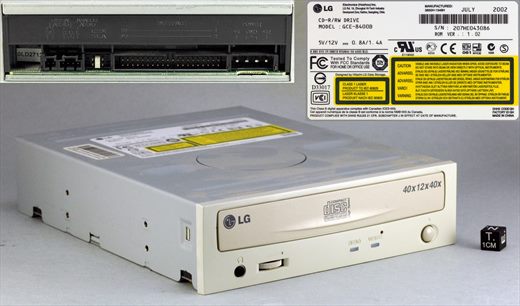 LG CD-R RW Drive GCE-8400B