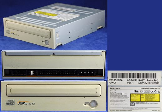 Samsung CD-ReWritable SW-252FEA IDE