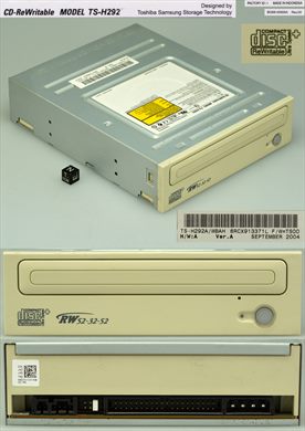 Toshiba Samsung CD-ReWritable TS-H292-WBAH September 2004 Ver.A