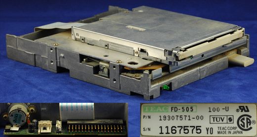 TEAC FD-505 Leitor disco flexivel Dual 3.5 4.25 polegadas interno